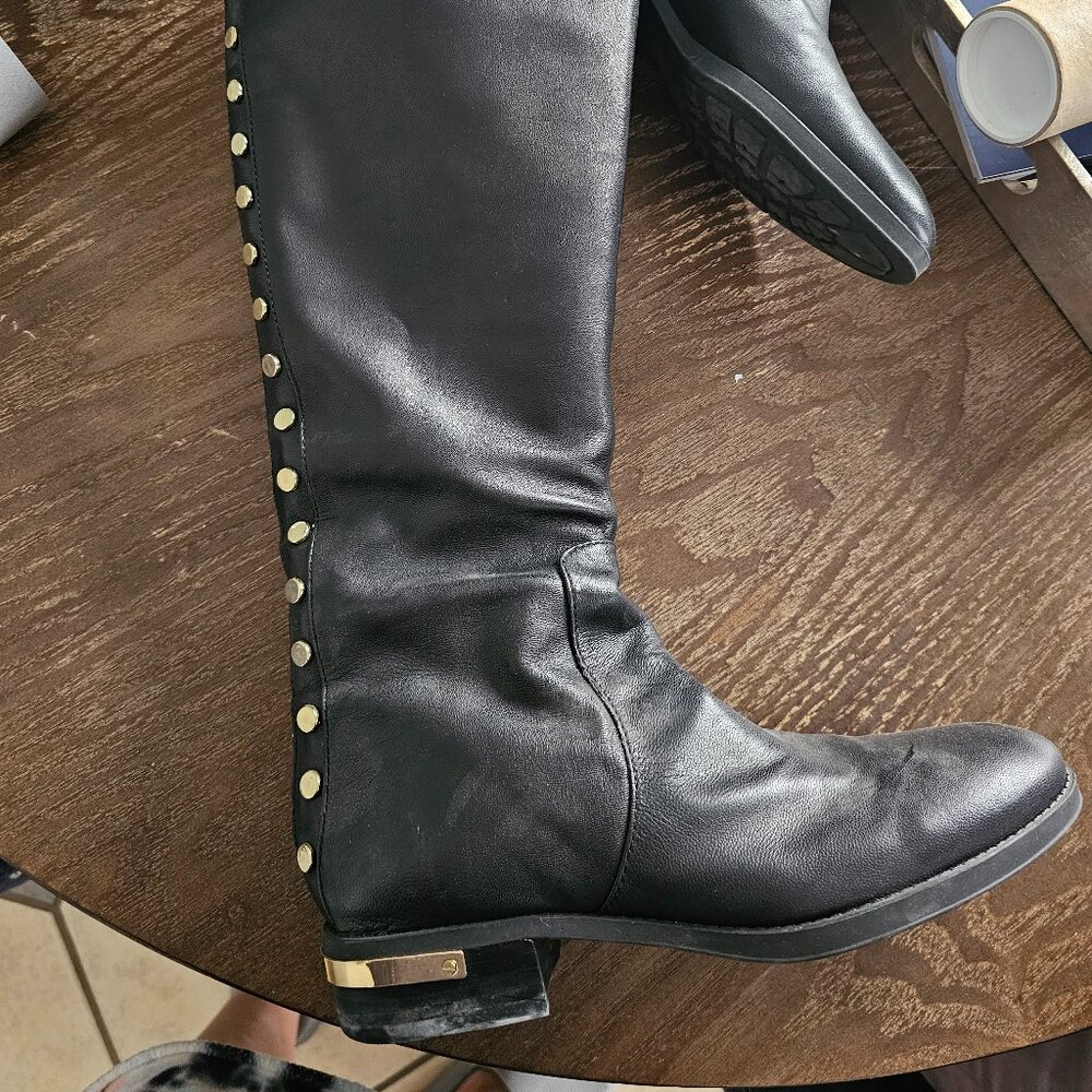 VINCE CAMUTO - STUDDED KNEE HIGH BOOTS - NEVER WORN - BRAND NEW - SIZE 8/38